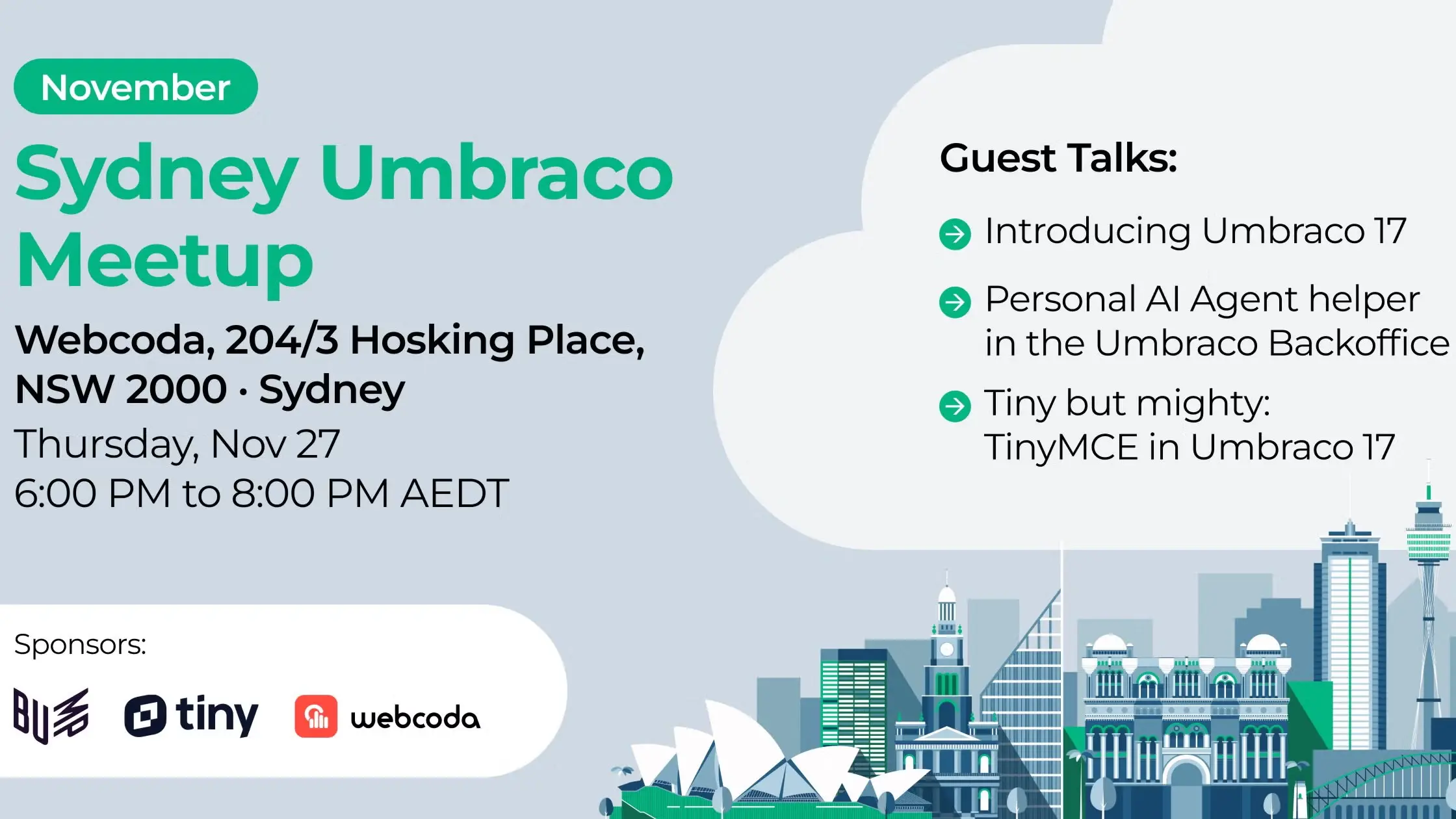 Sydney Umbraco Launch Party
